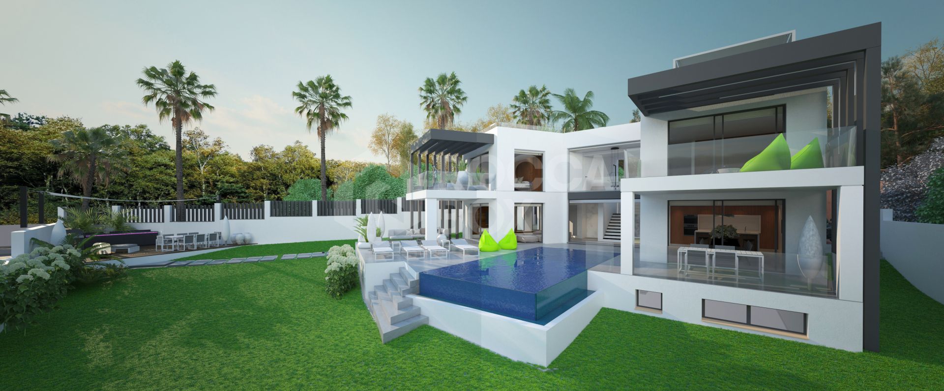 Luxurious Modern Villa in Marbesa, Marbella East: Private Beach Access, 5 Bedrooms, 5 Bathrooms.