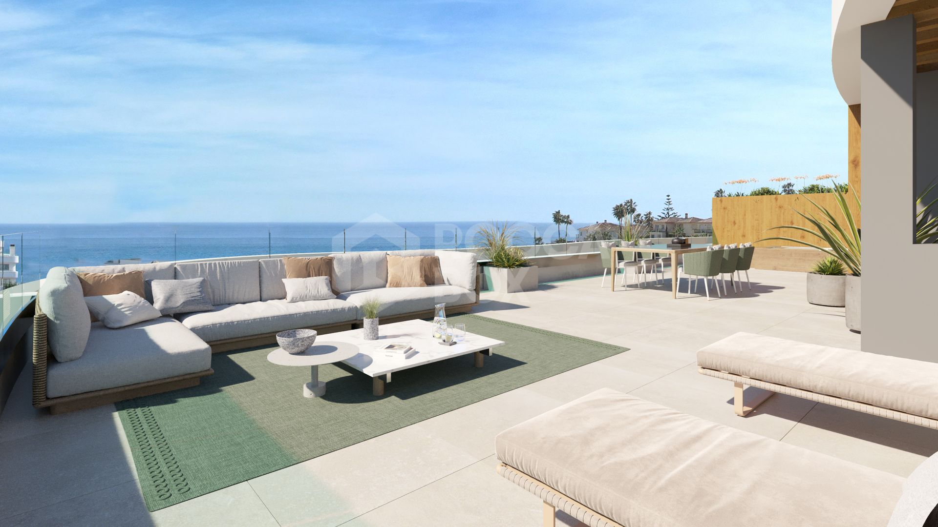 Luxury Front Line beach apartment in Marbella East