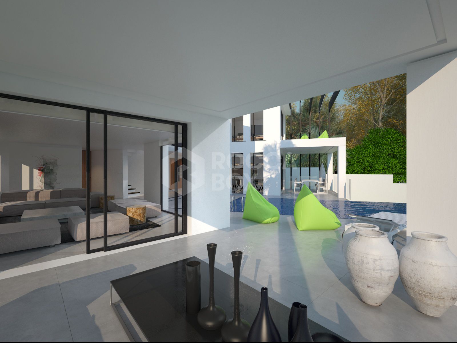 Luxurious Modern Villa in Marbesa, Marbella East: Private Beach Access, 5 Bedrooms, 5 Bathrooms.