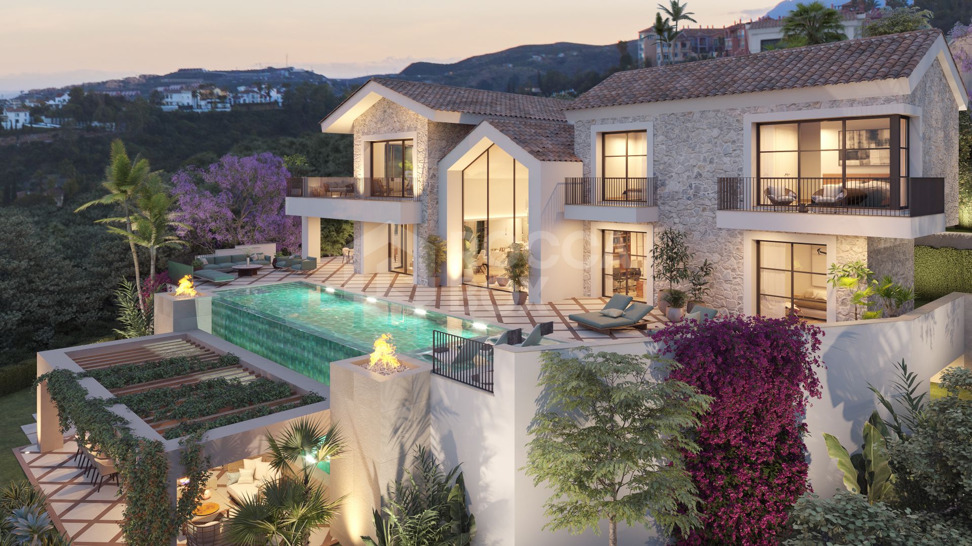 Exquisite Hacienda-Style Villas in The Hills, La Quinta: Unmatched Elegance and Panoramic Sea Views