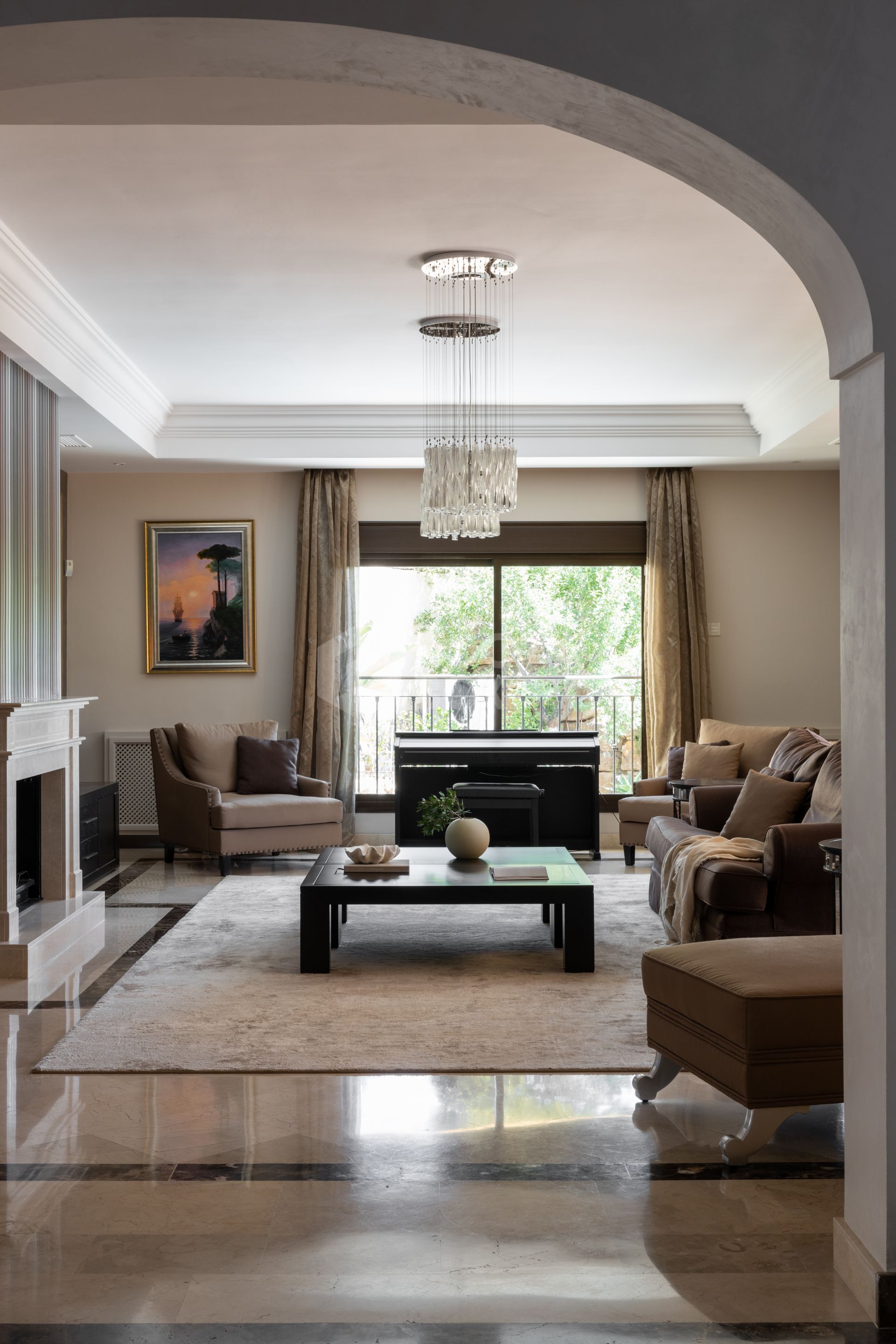 Exquisite Villa in Gated Community: Golf, Sea, and Mountain Views, La Quinta, Benahavis