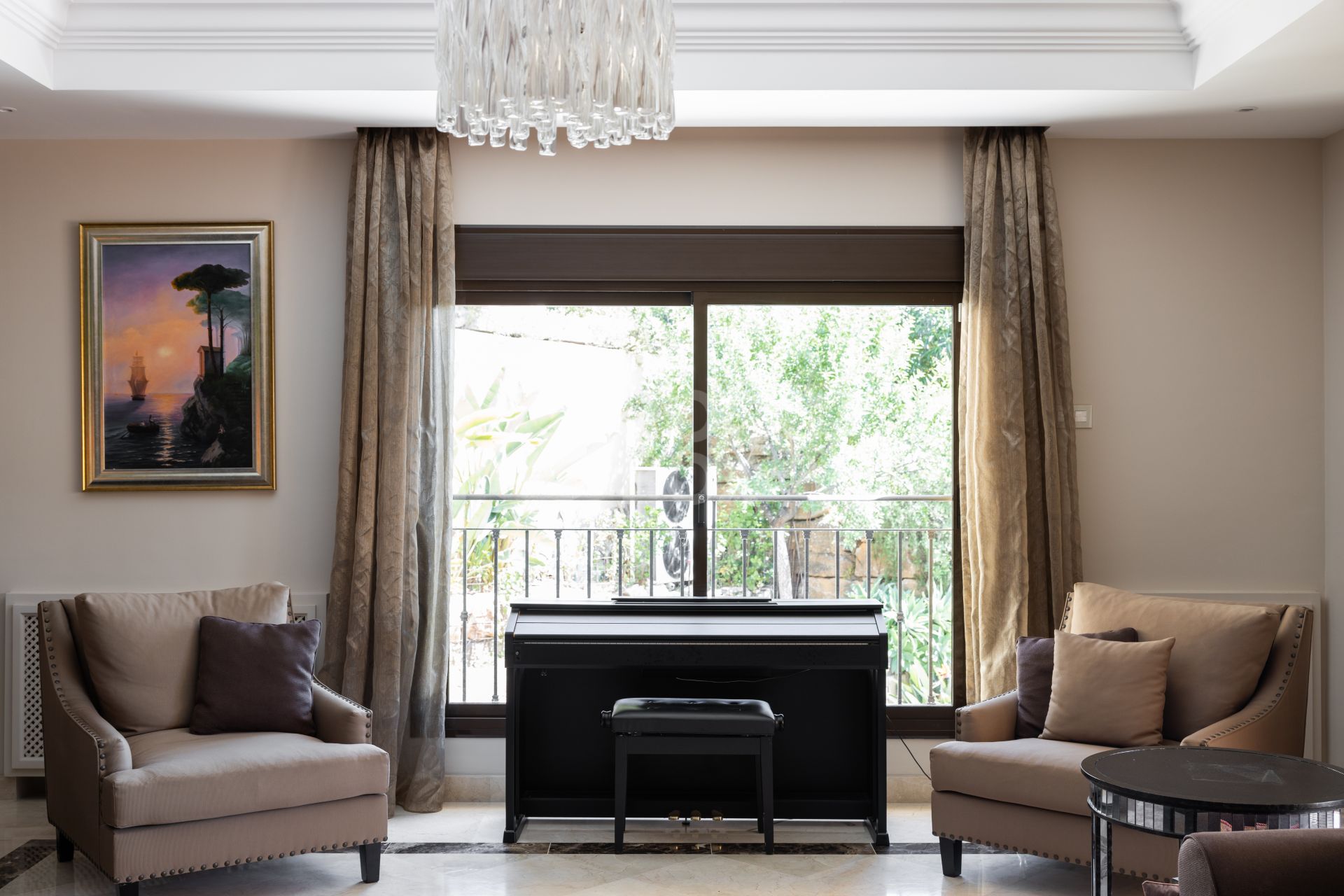 Exquisite Villa in Gated Community: Golf, Sea, and Mountain Views, La Quinta, Benahavis