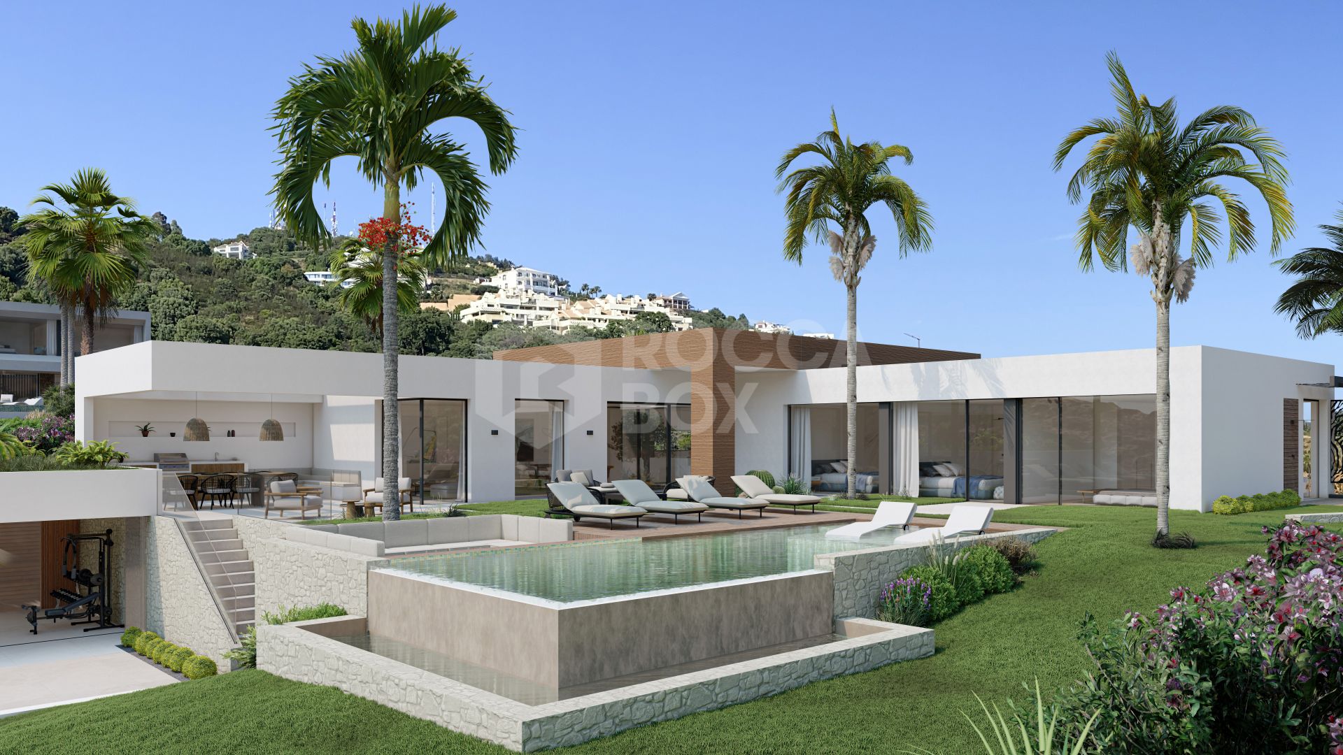 Exquisite Contemporary Villa with Panoramic Sea Views in Los Altos de Los Monteros