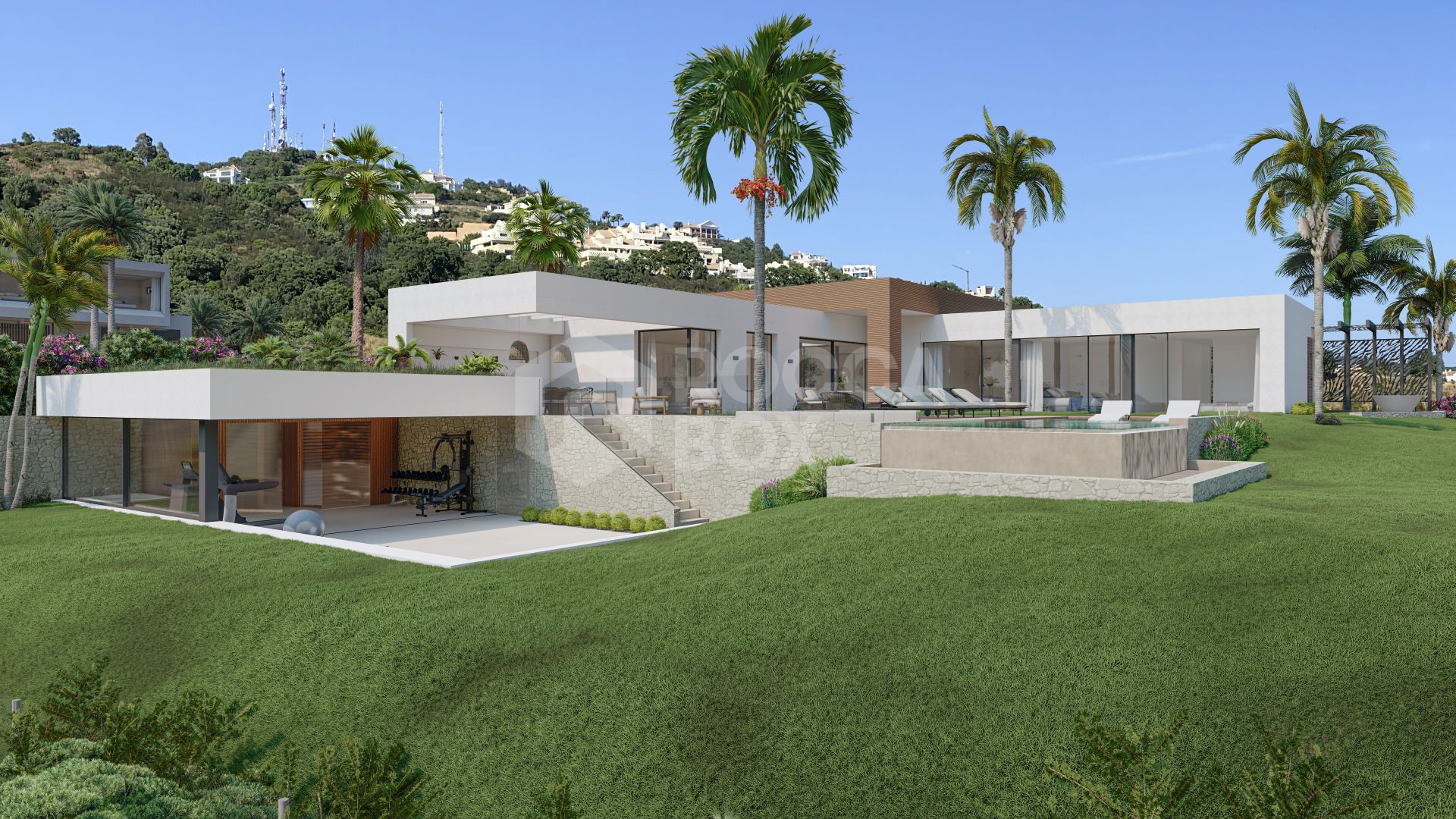 Exquisite Contemporary Villa with Panoramic Sea Views in Los Altos de Los Monteros