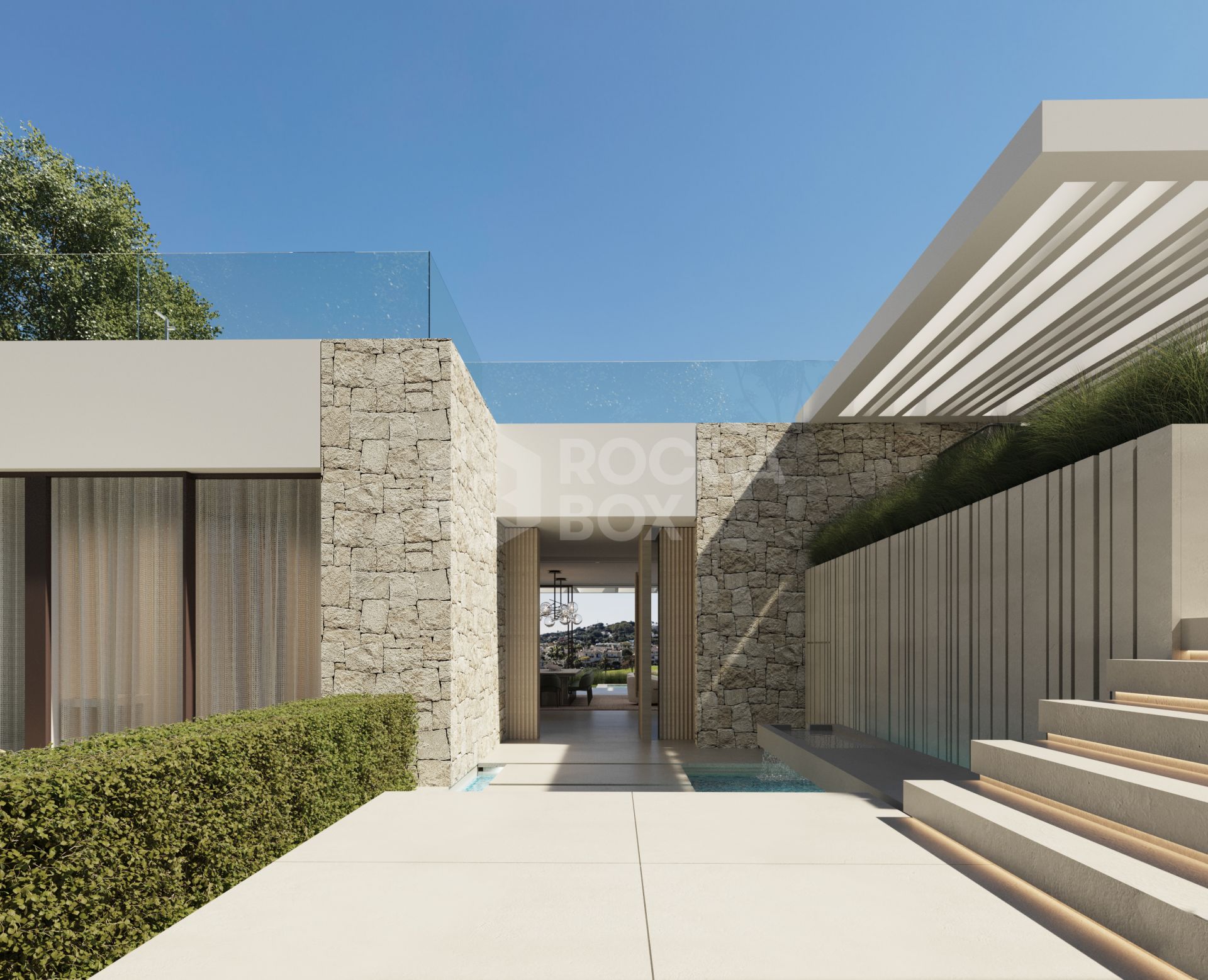 Luxury Living Redefined: A Modern Villa in an Idyllic Golf Course Setting