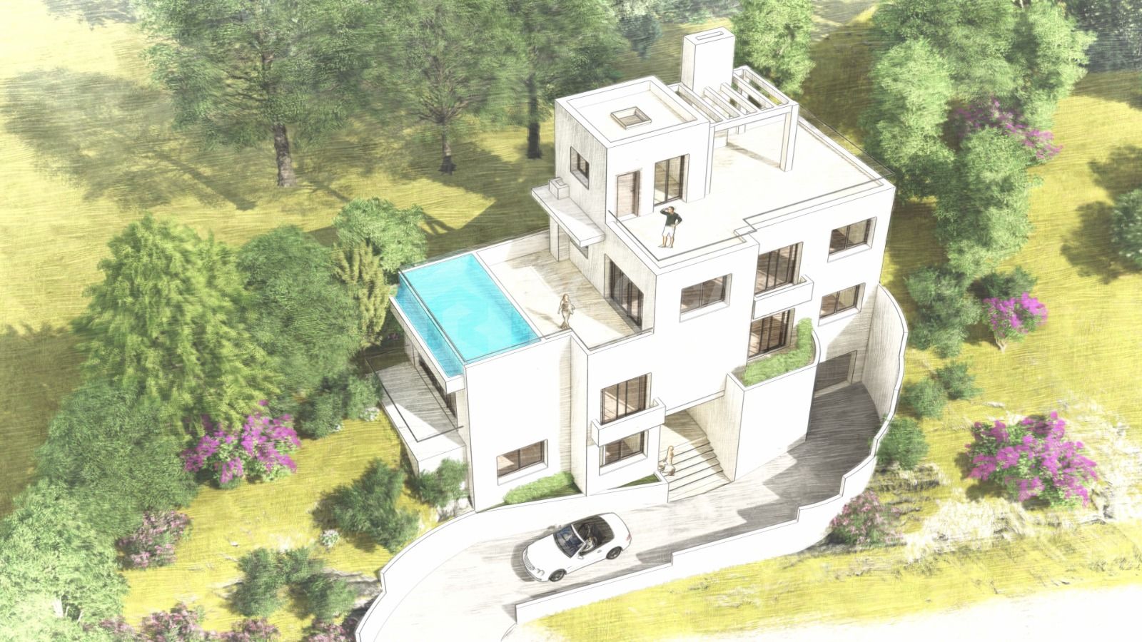 FANTASTIC PRIVATE PLOT WITH VILLA PROJECT