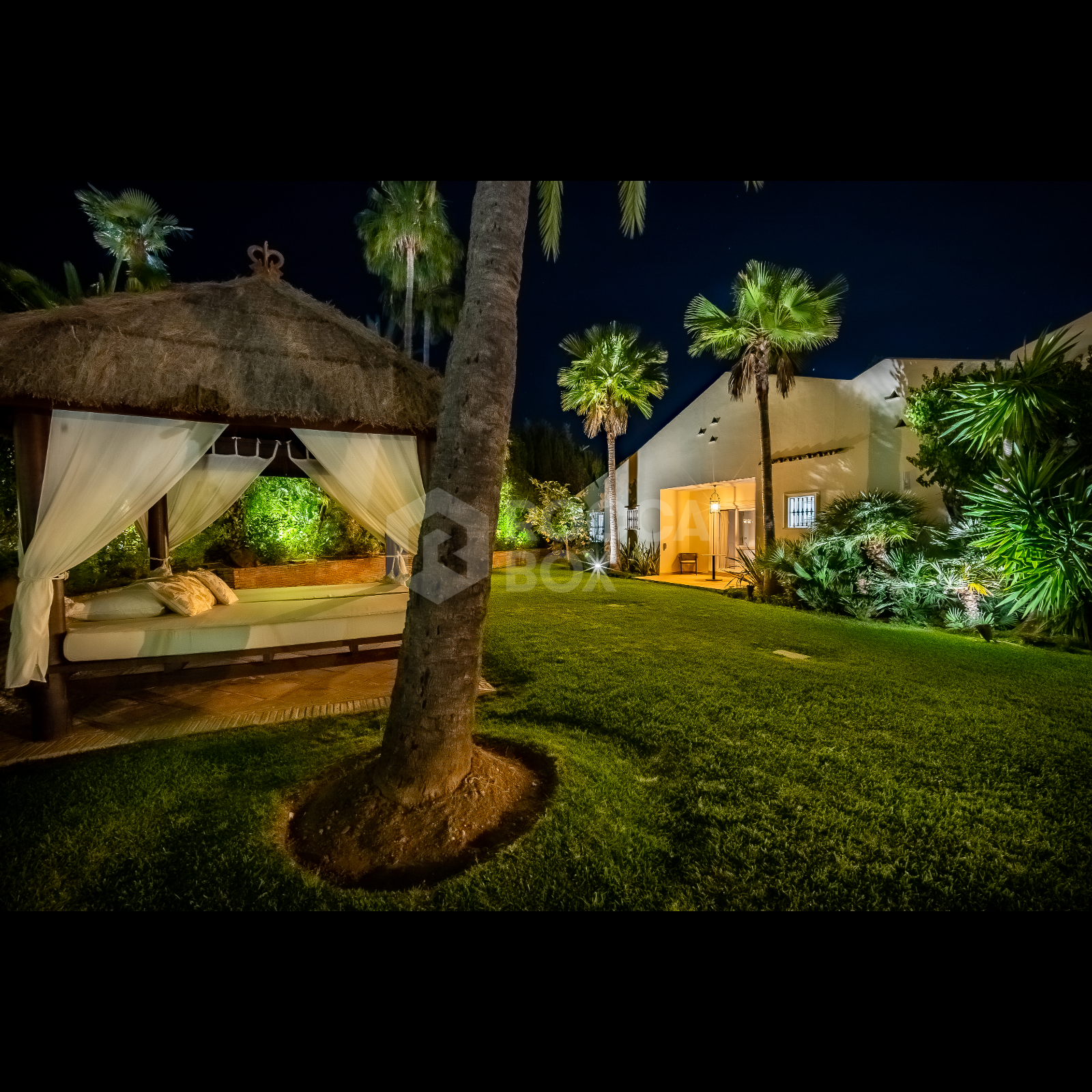 Luxurious Oasis with Manicured Gardens