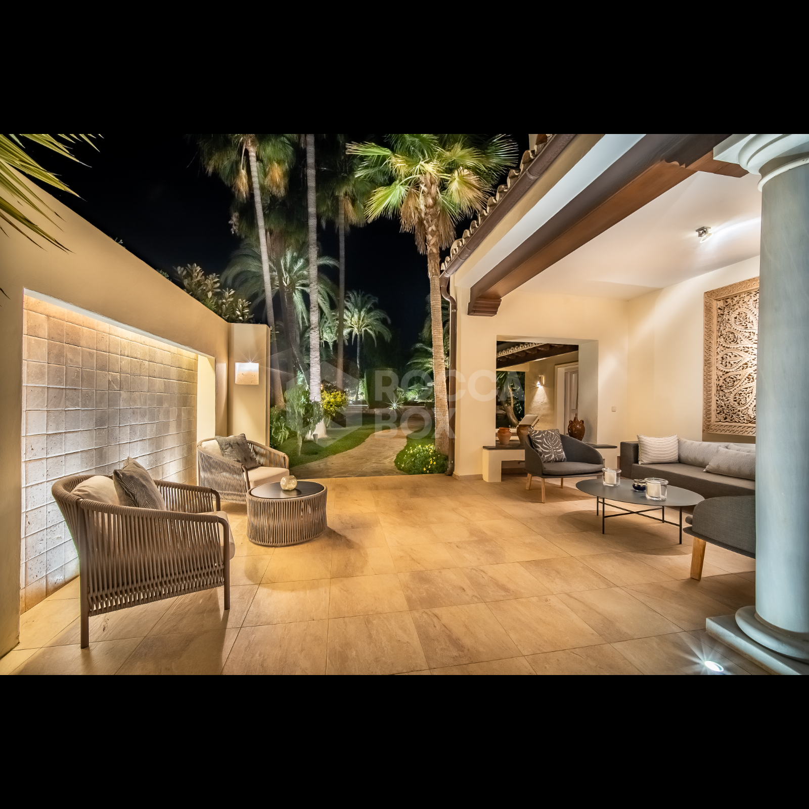 Luxurious Oasis with Manicured Gardens