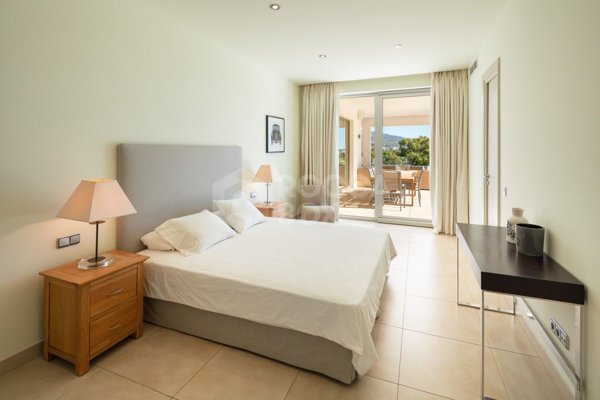 Immaculate Single-Level Villa with Scenic Golf and Mountain Views