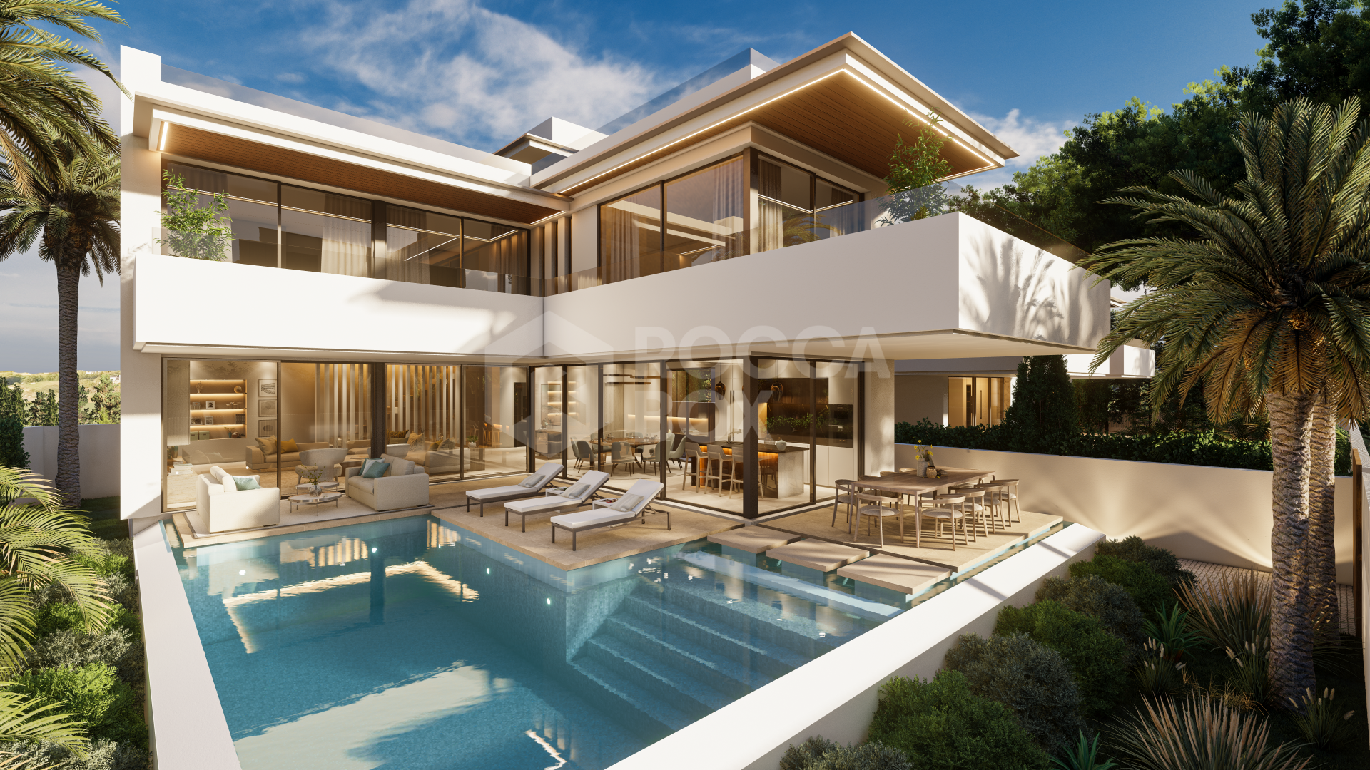 Exclusive project on 4 levels in the privileged location of Cortijo Blanco, 200 metre stroll to the beach and a short distance from Puerto Banús and Marbella.