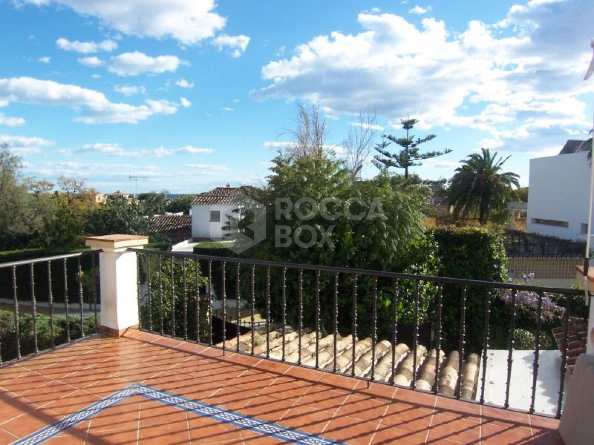 Andalucian style four bedroom villa for sale in Marbella.