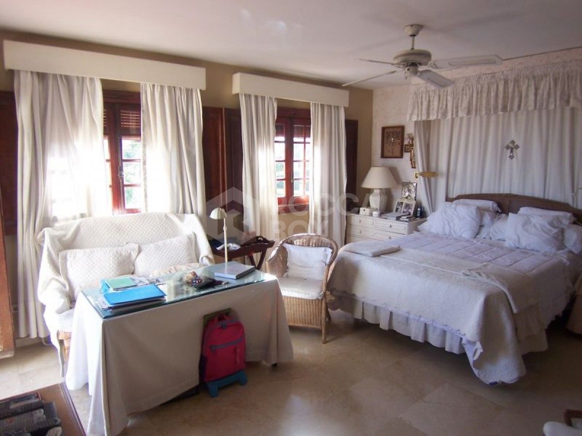 Andalucian style four bedroom villa for sale in Marbella.