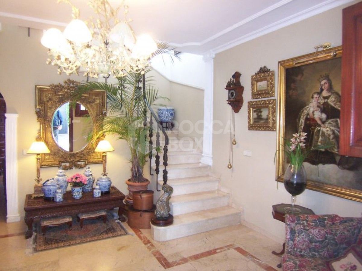 Andalucian style four bedroom villa for sale in Marbella.