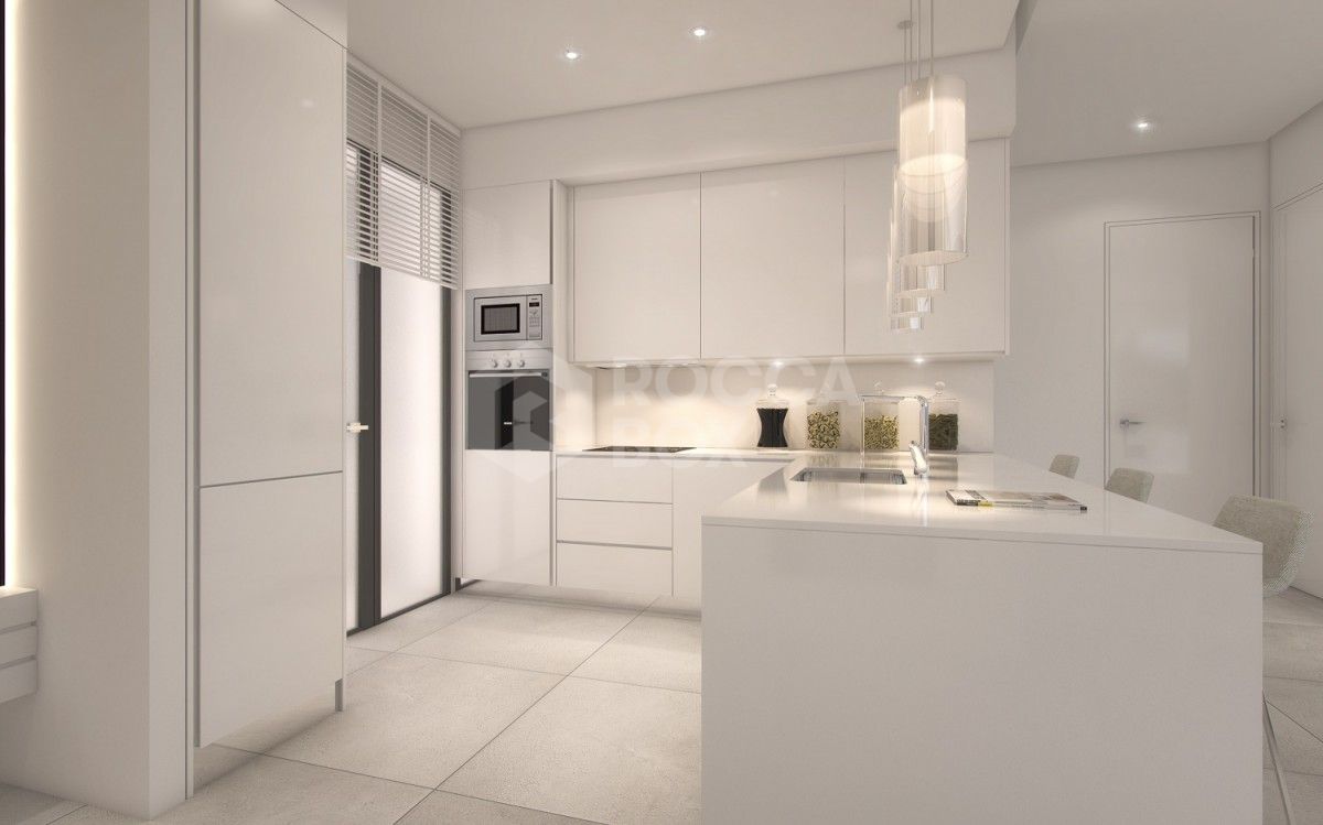 3 bed apartment in exclusive developement Palo Alto, Ojen