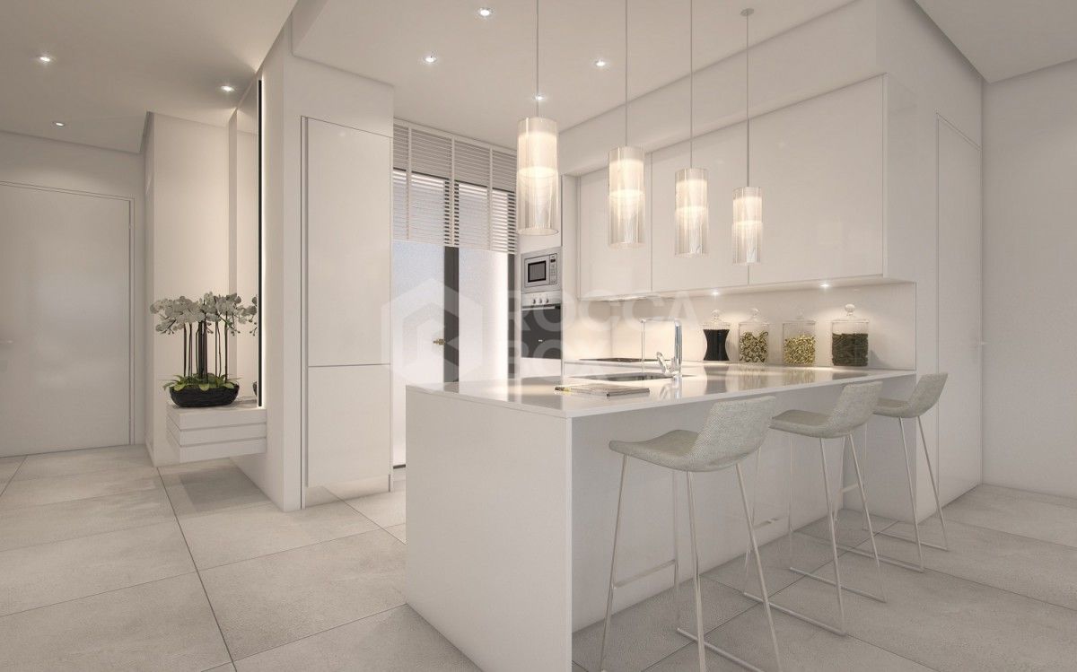 3 bed apartment in exclusive developement Palo Alto, Ojen