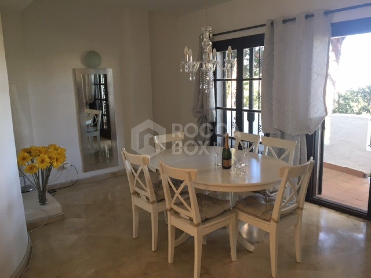 A three bedroom penthouse in Los Pinos de Aloha for sale