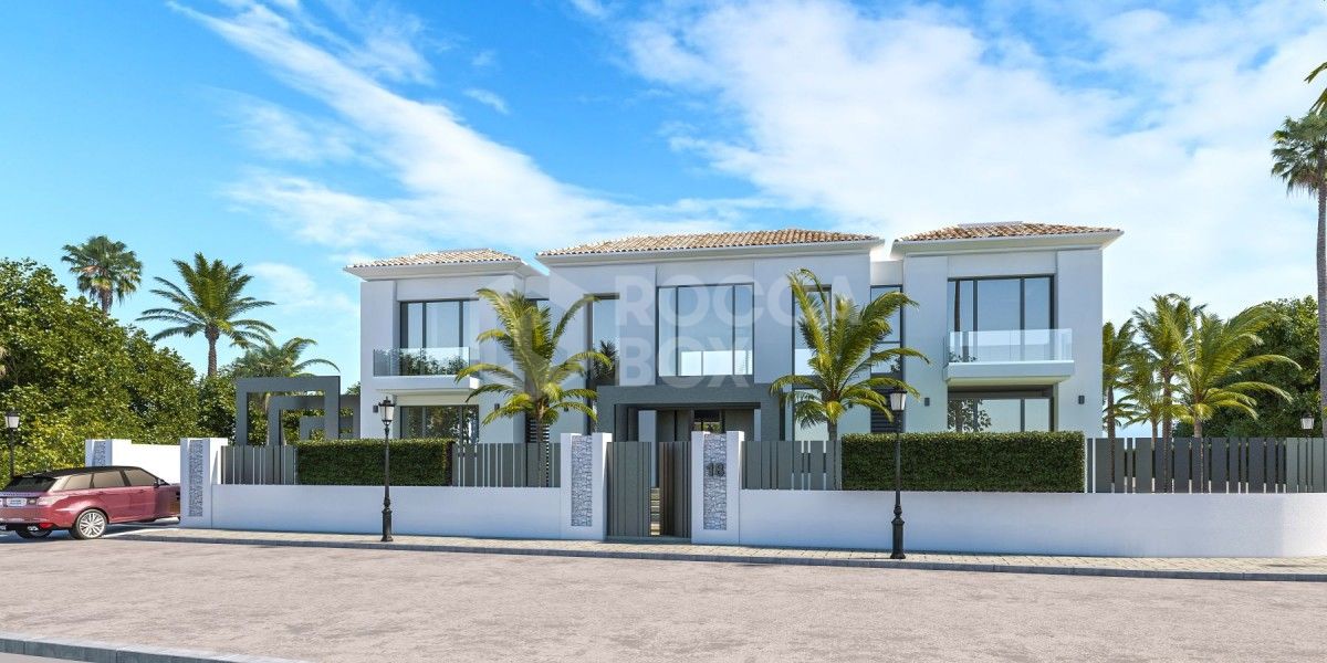 The beautiful modern villa in Estepona for sale