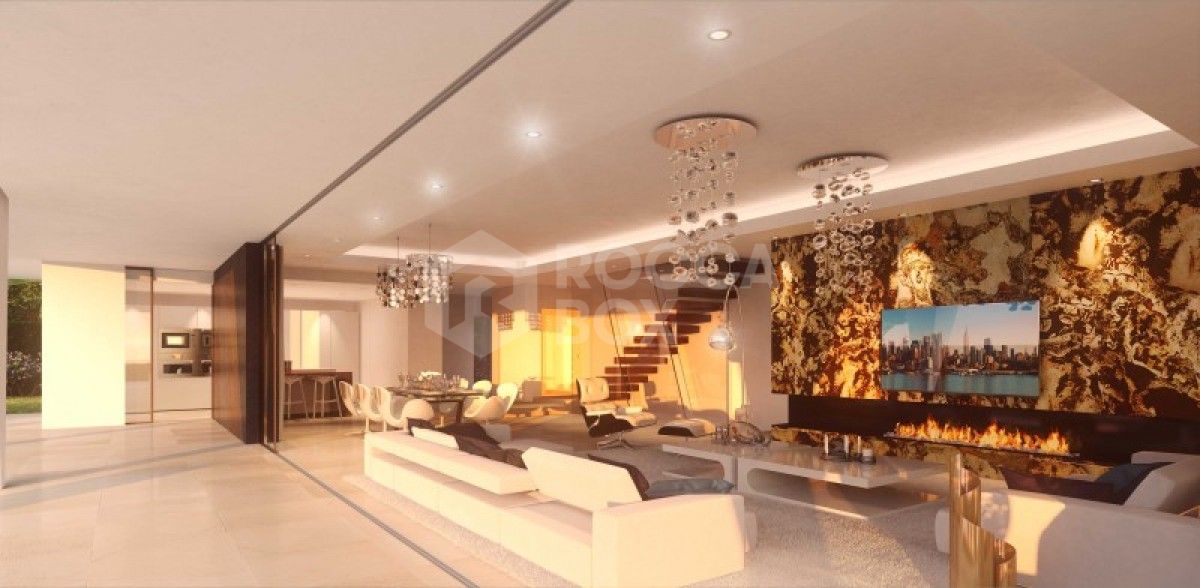 Super modern new villa for sale in El Campanario in Estepona