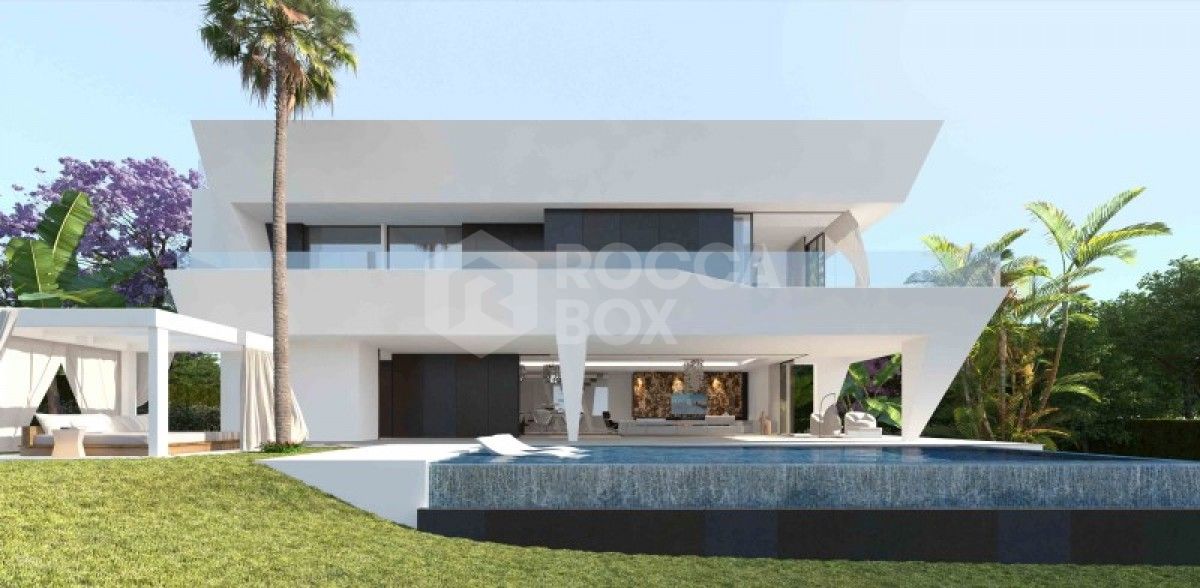Super modern new villa for sale in El Campanario in Estepona