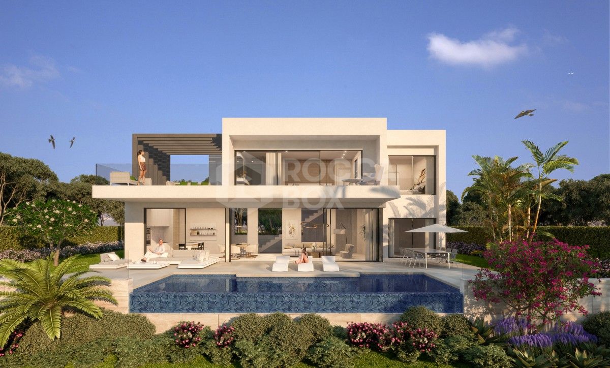 Off-plan development Modern 3 bedroom villa for sale in Benahavis