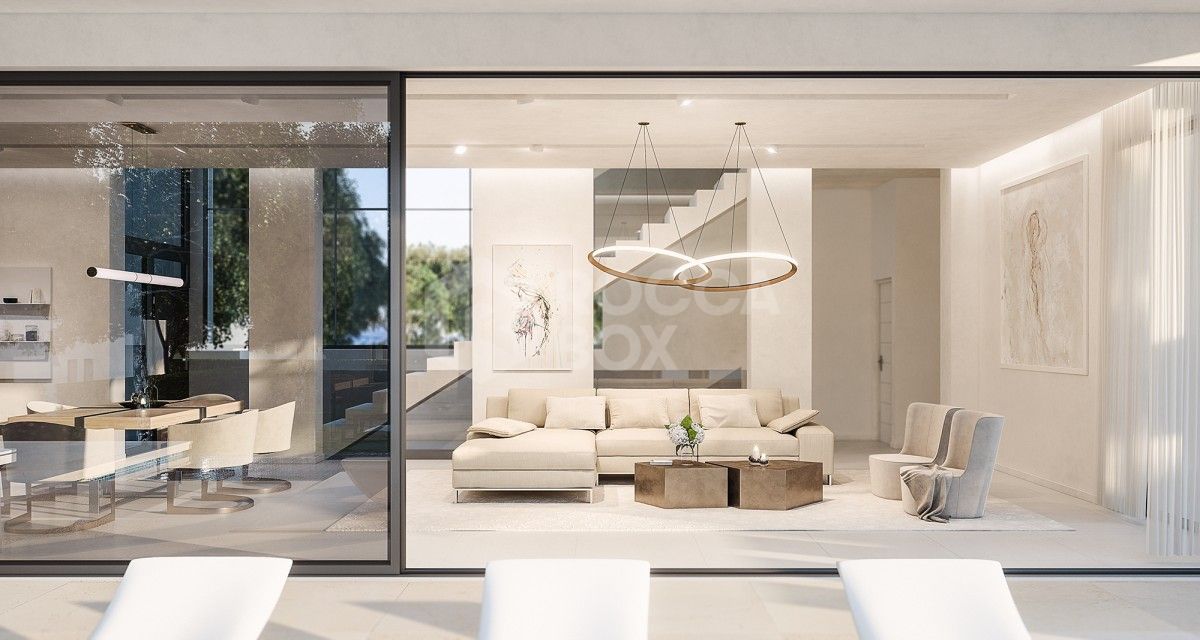 Off-plan development Modern 3 bedroom villa for sale in Benahavis