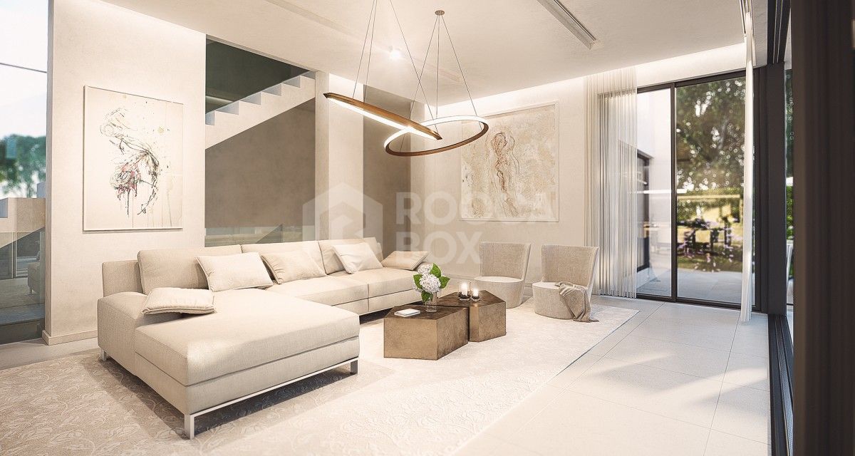 Off-plan development Modern 3 bedroom villa for sale in Benahavis