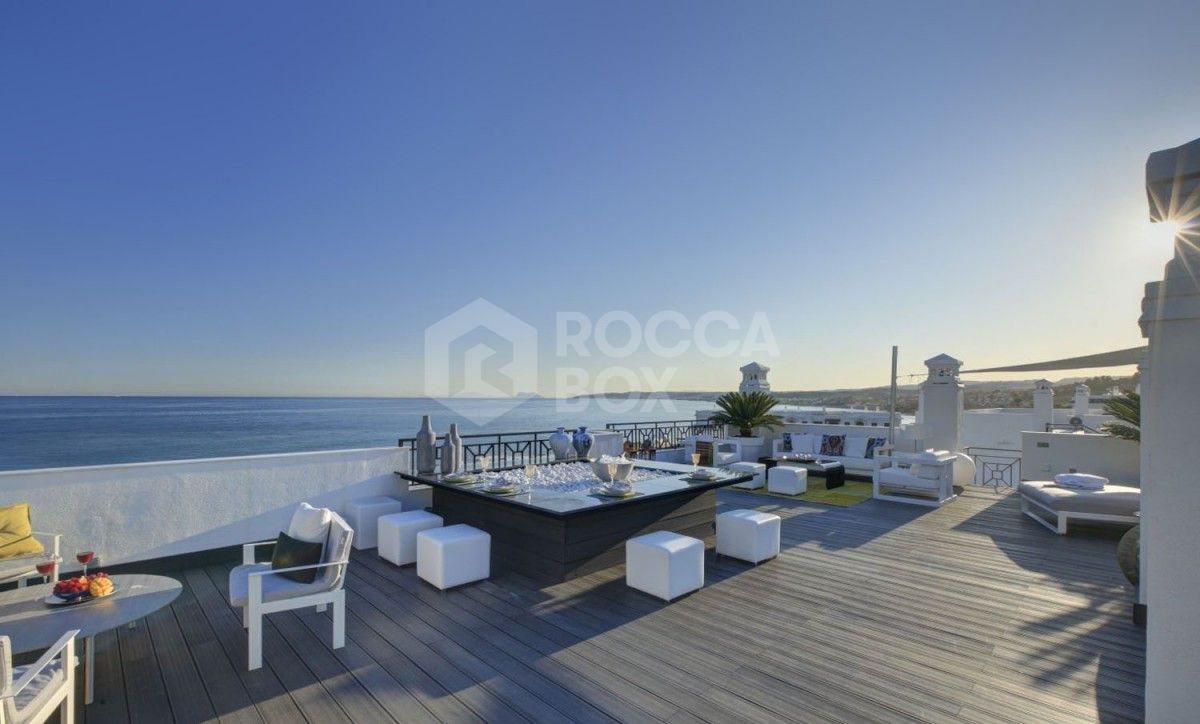 New build Apartment with a terrace in Doncella Beach, Estepona