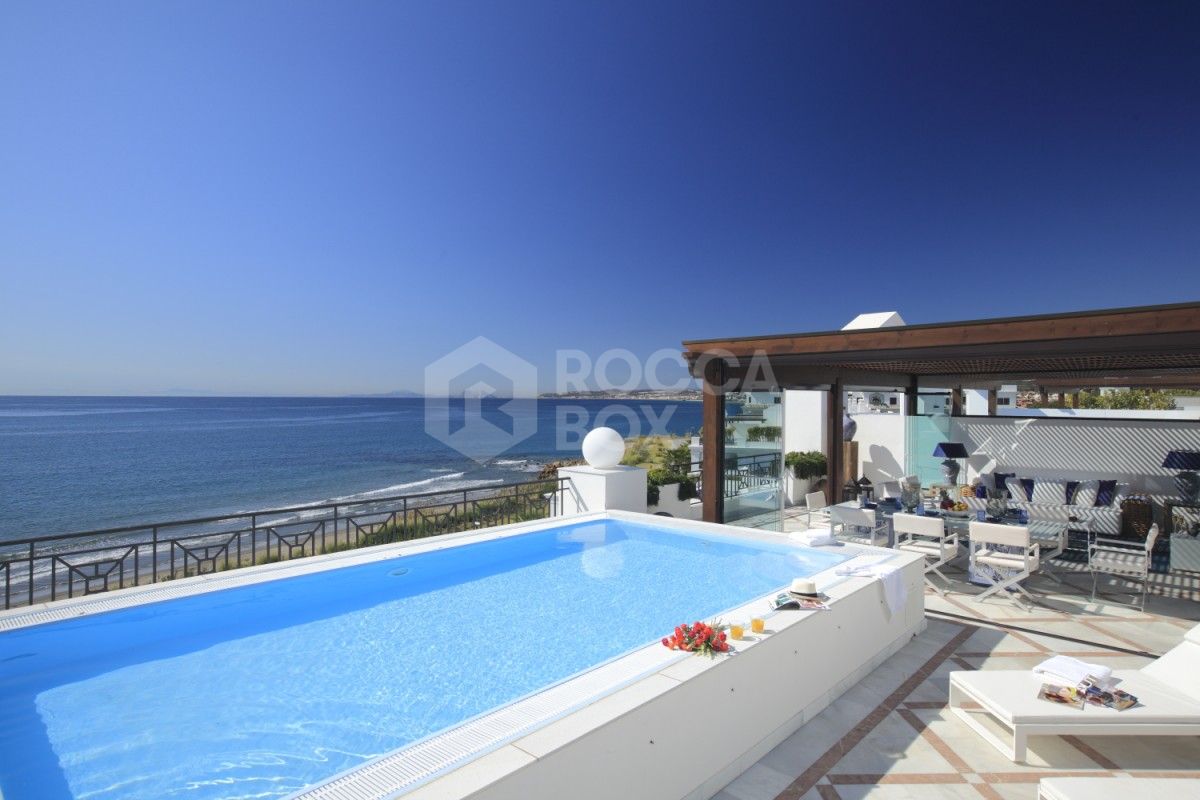 New build Apartment with a terrace in Doncella Beach, Estepona