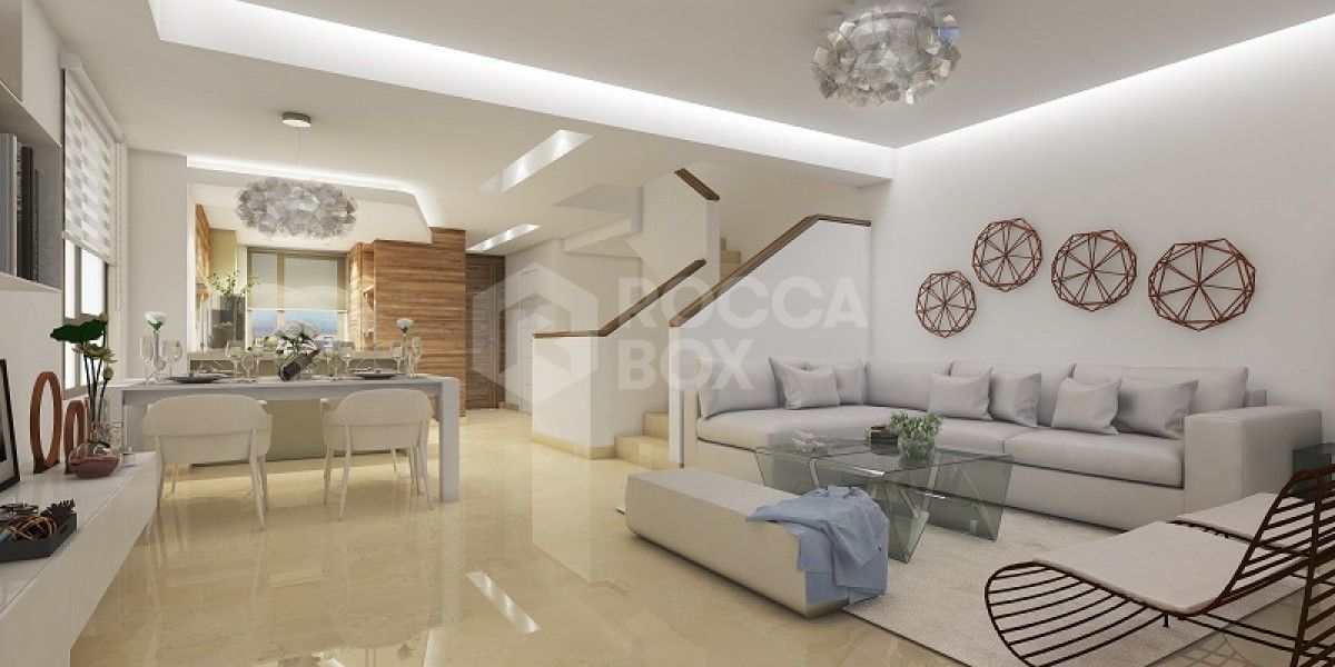 New build modern 3 bedroom townhouse for sale in La Cala