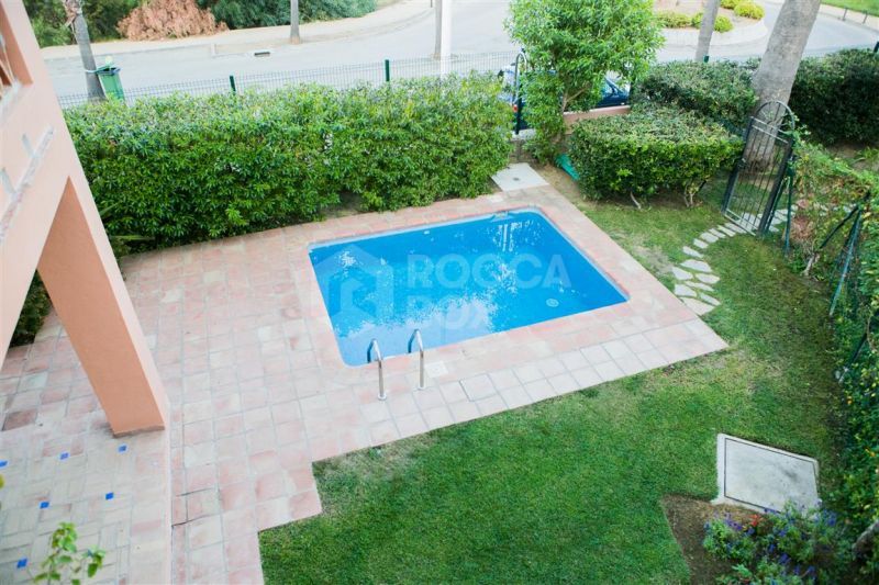 Townhouse front beach in Estepona for sale