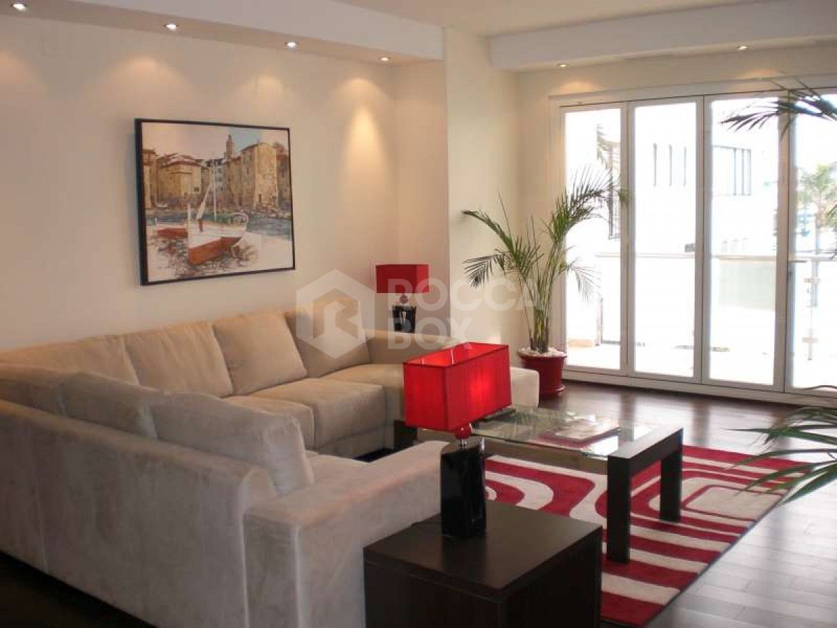 A large corner apartment on the front line Puerto Banus marbella for sale