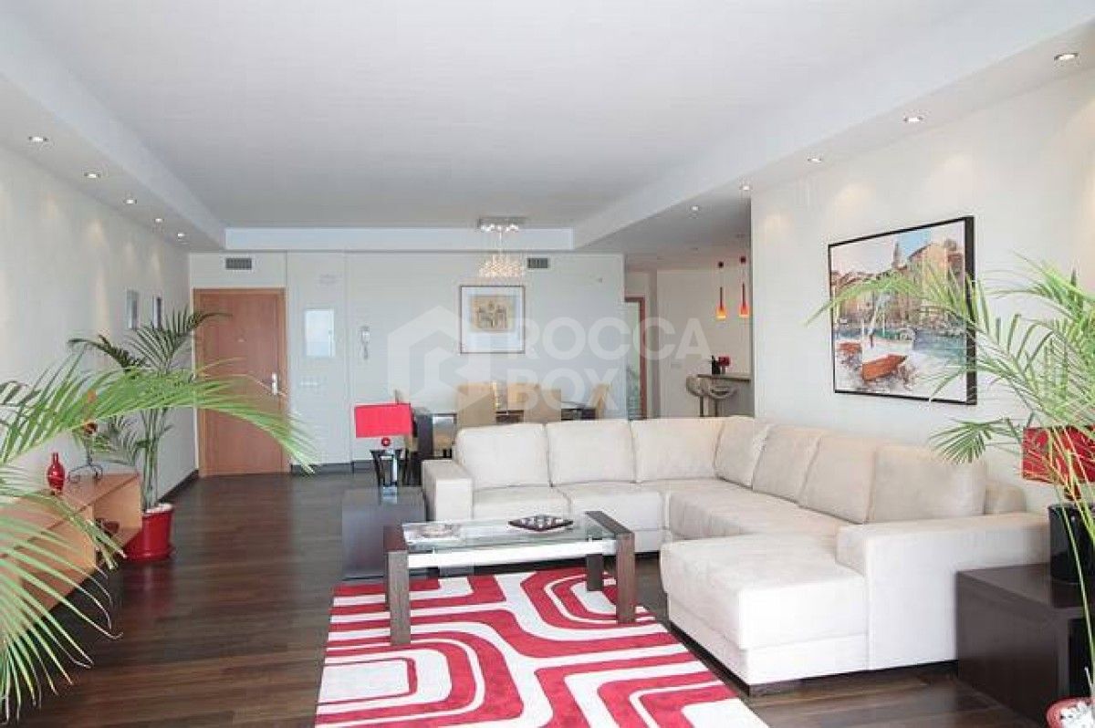 A large corner apartment on the front line Puerto Banus marbella for sale