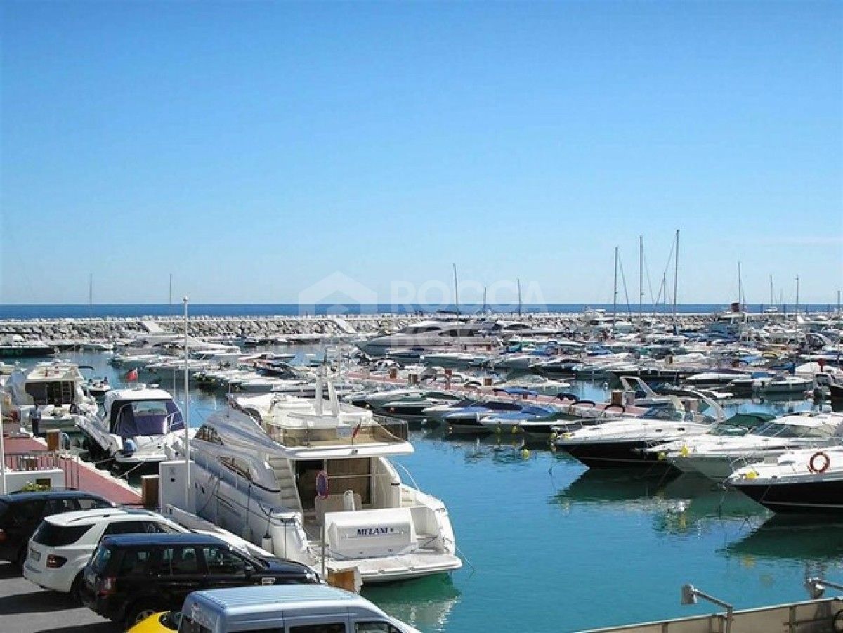 A large corner apartment on the front line Puerto Banus marbella for sale