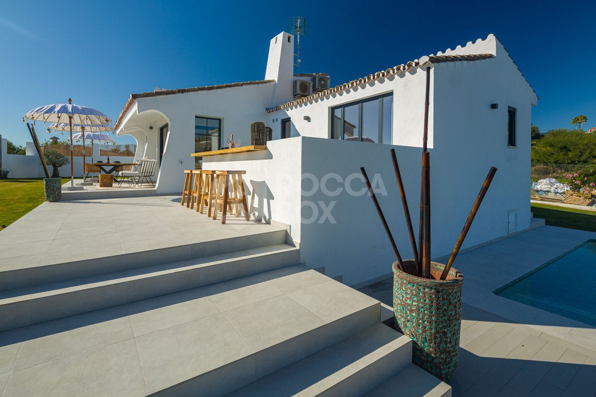 Charming Bohemian Style Villa with Sea and Mountain Views in Estepona