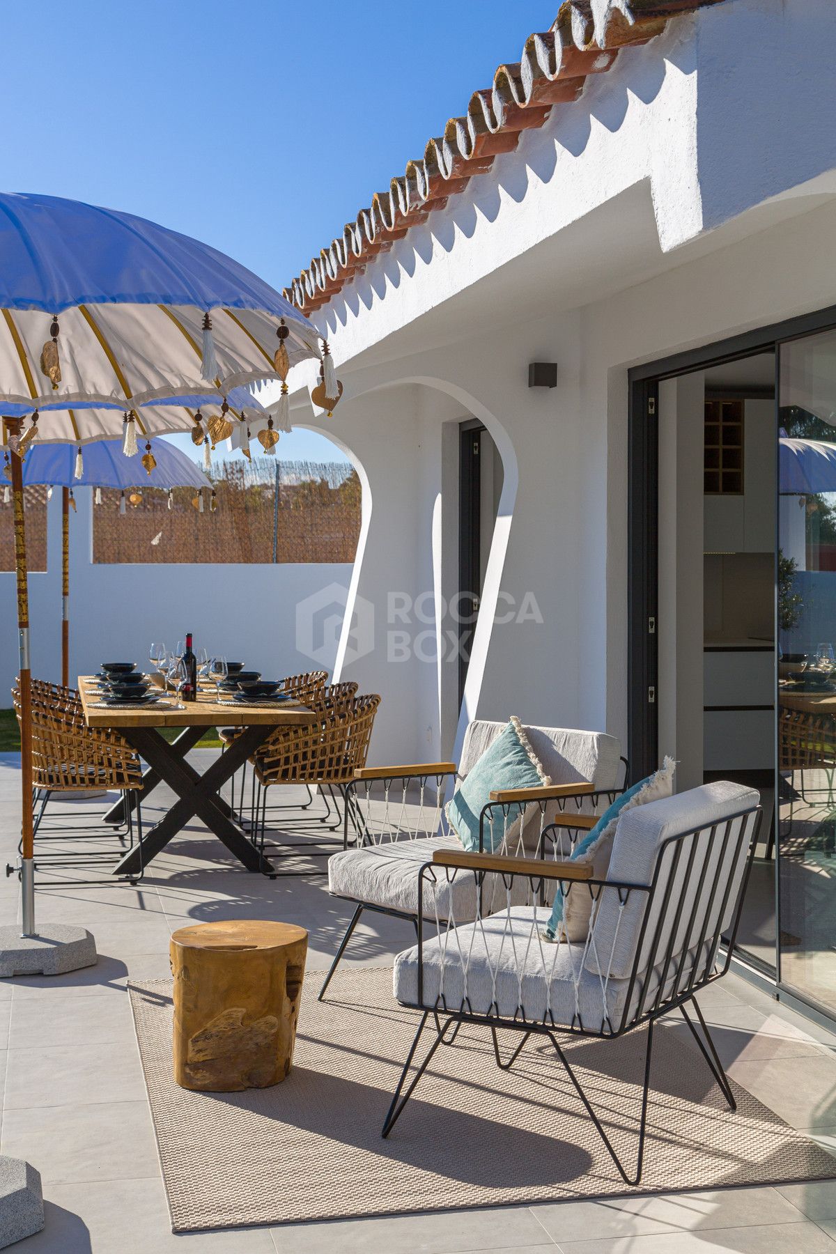 Charming Bohemian Style Villa with Sea and Mountain Views in Estepona