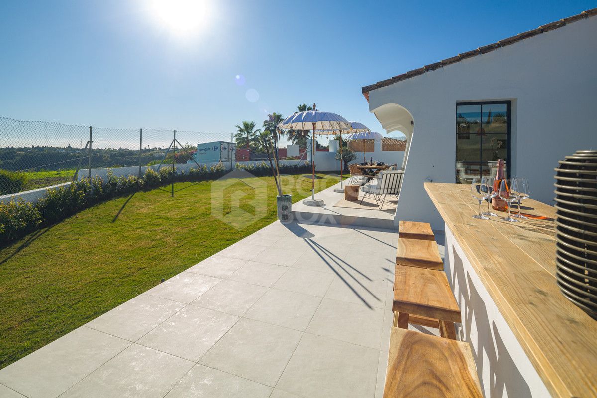 Charming Bohemian Style Villa with Sea and Mountain Views in Estepona