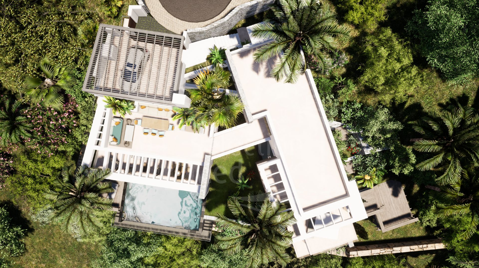 Stunning state-of-art and eco-friendly villa under construction in El Herrojo, La Quinta.
