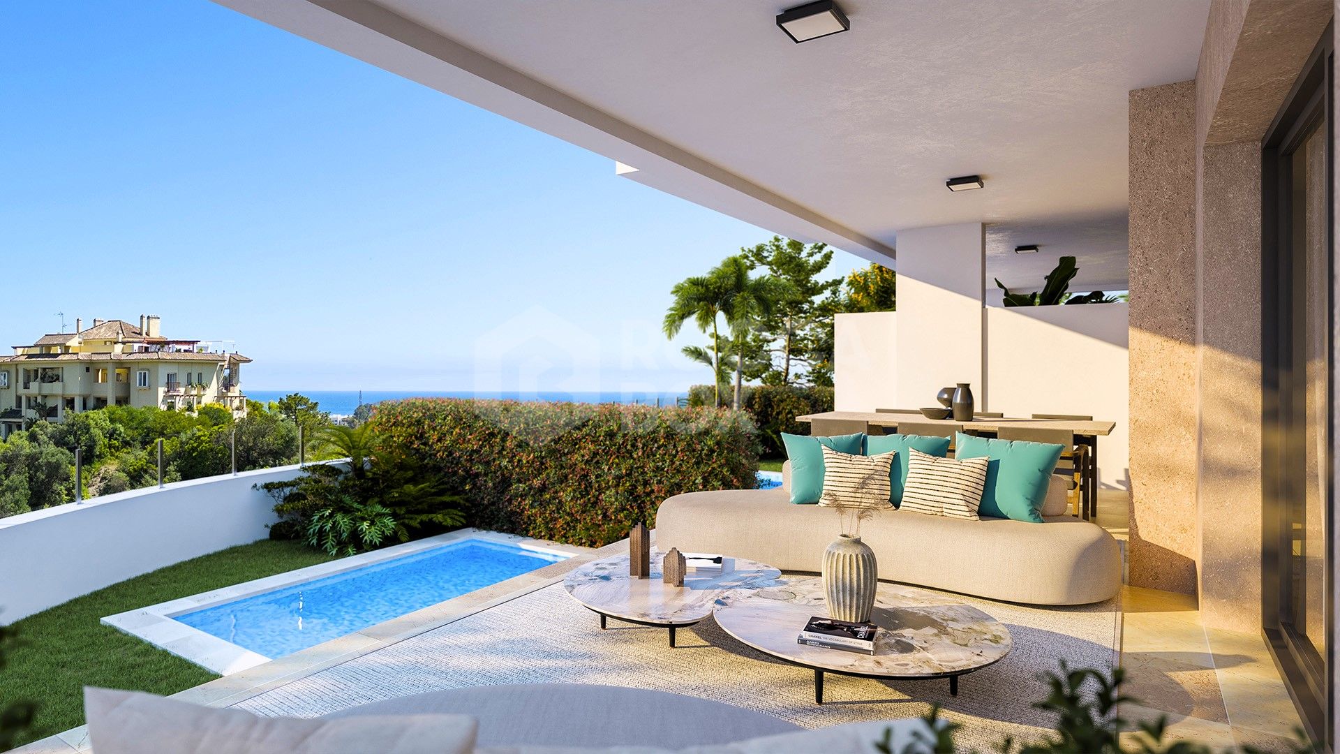 New project in the New Golden Mile with spectacular sea views