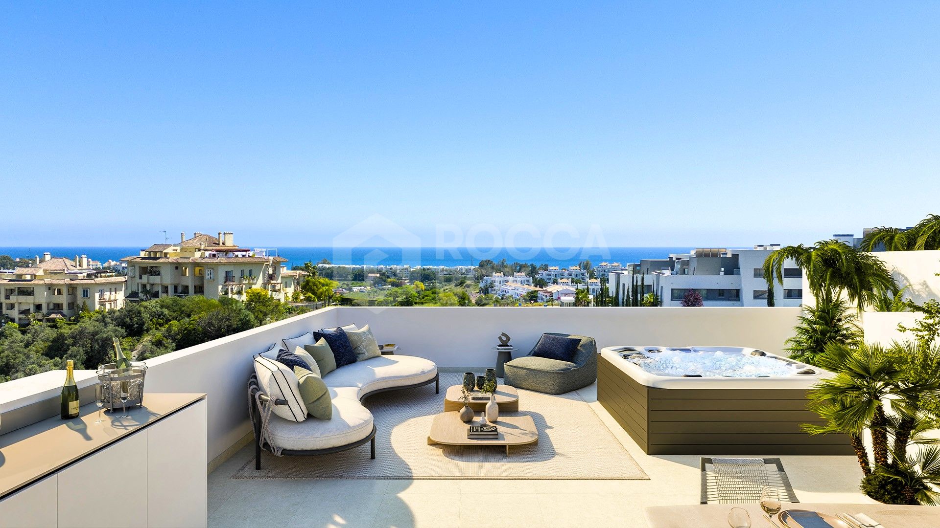 New project in the New Golden Mile with spectacular sea views