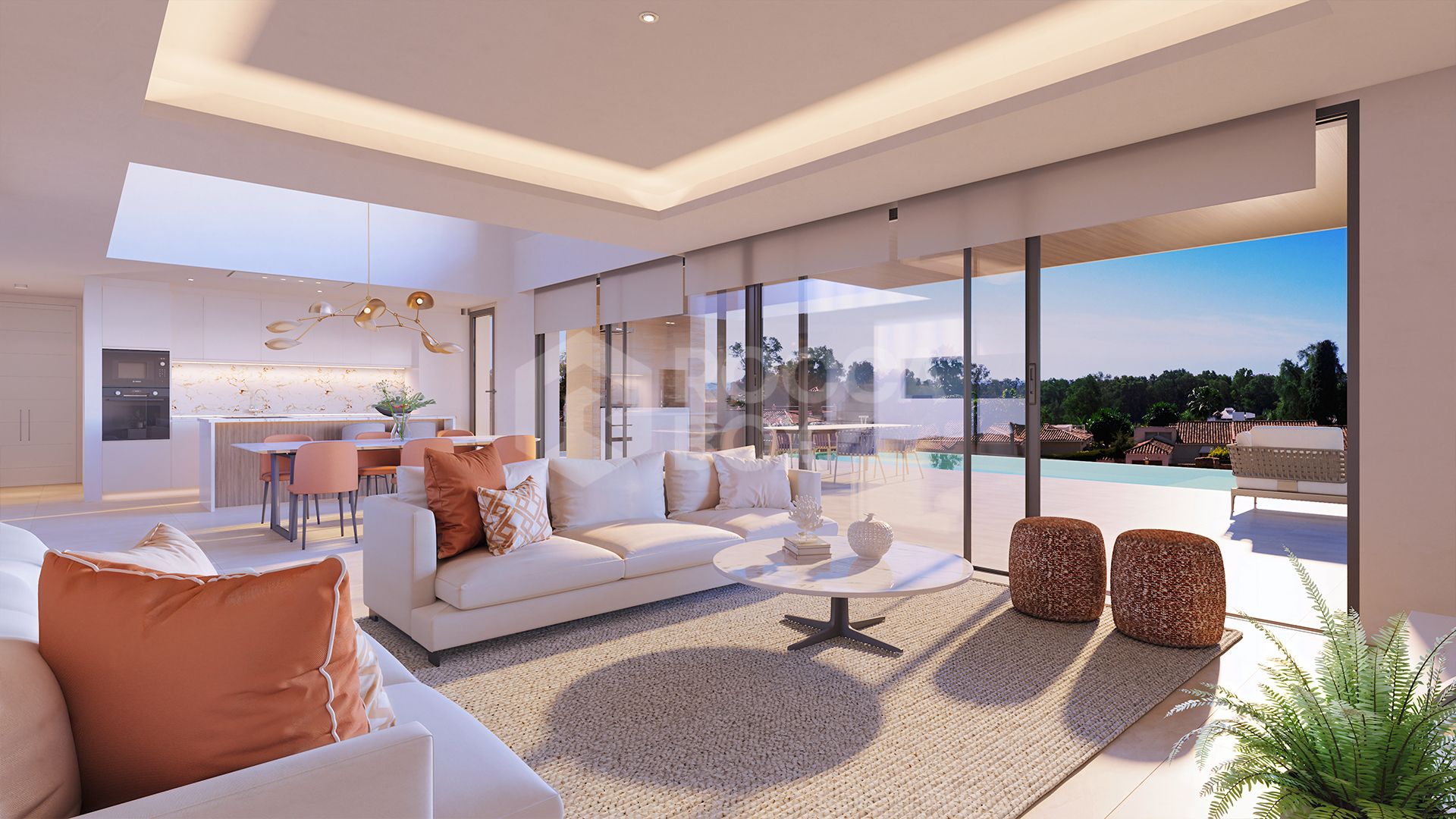 Seven luxury villas in a prime location close to Puerto Banús