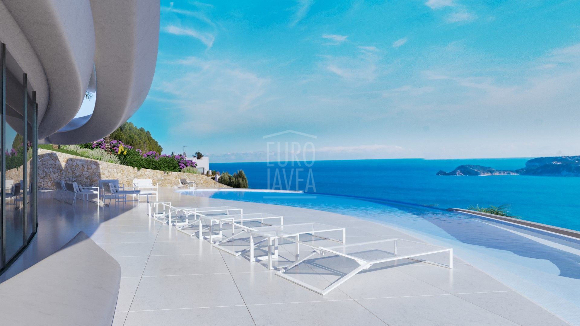 Nuevo proyecto de villa en Jávea, en la prestigiosa urbanizacion de La Corona con espectaculares vistas al mar