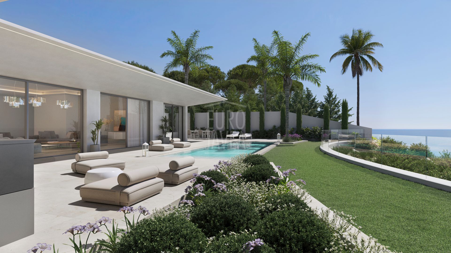 New front line villa project with stunning sea views in the area of Balcón al mar in Jávea