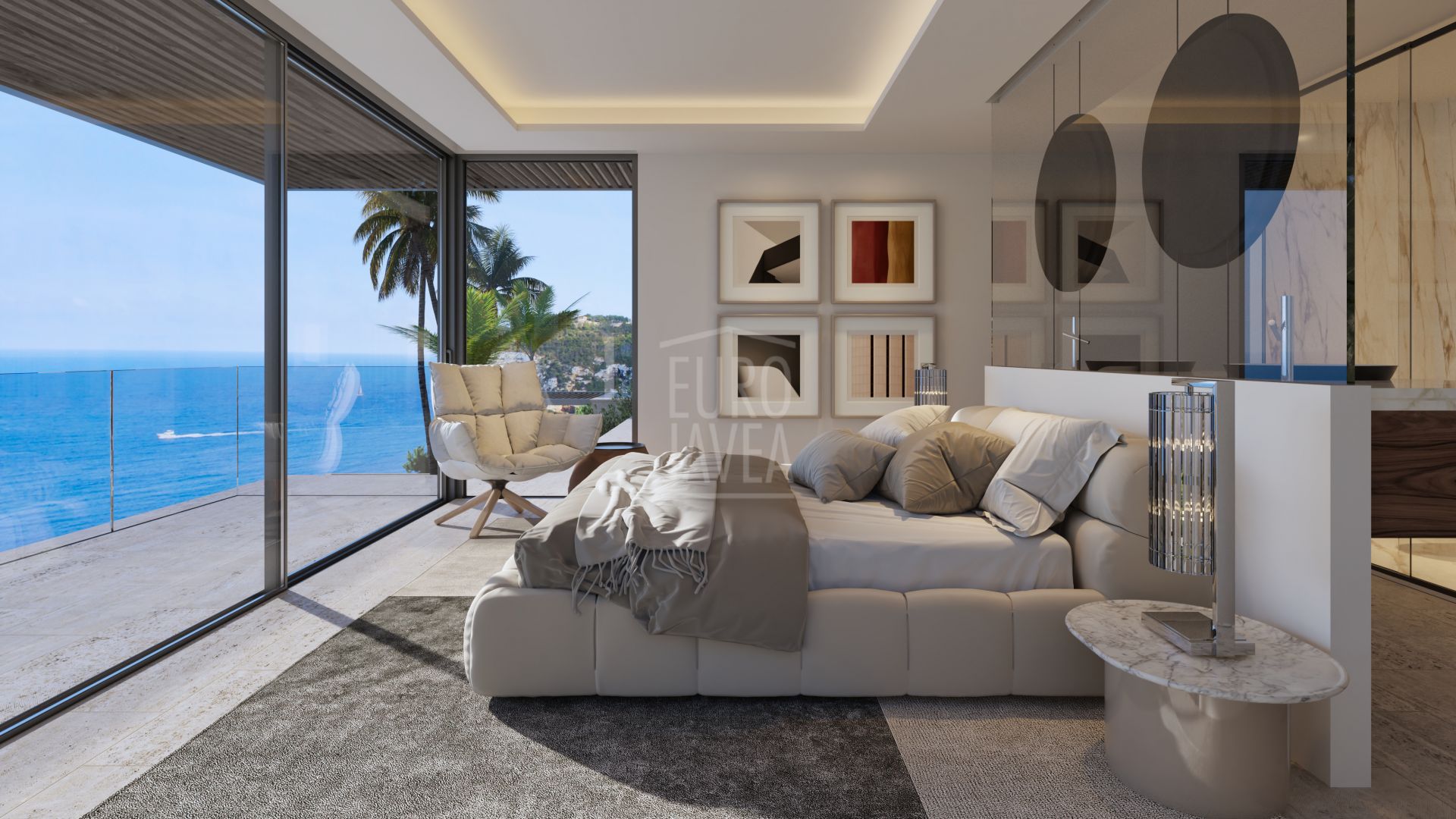Villa de lujo en construcción en primera linea en el Cabo de la Nao en Jávea con espectaculares vistas al mar 