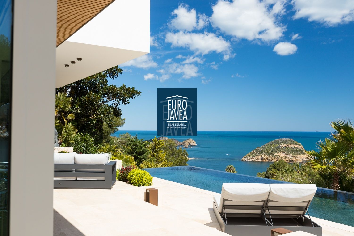 An Exceptional Jewel of Modern Mediterranean Living with breathtaking sea view