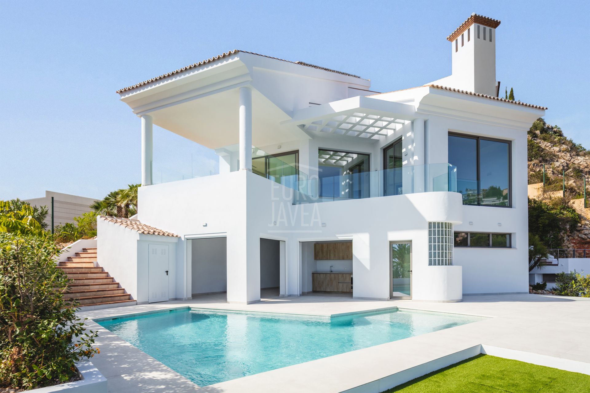 Villa Allure, luxe méditerranéen avec vue panoramique sur la mer à La Corona, Jávea