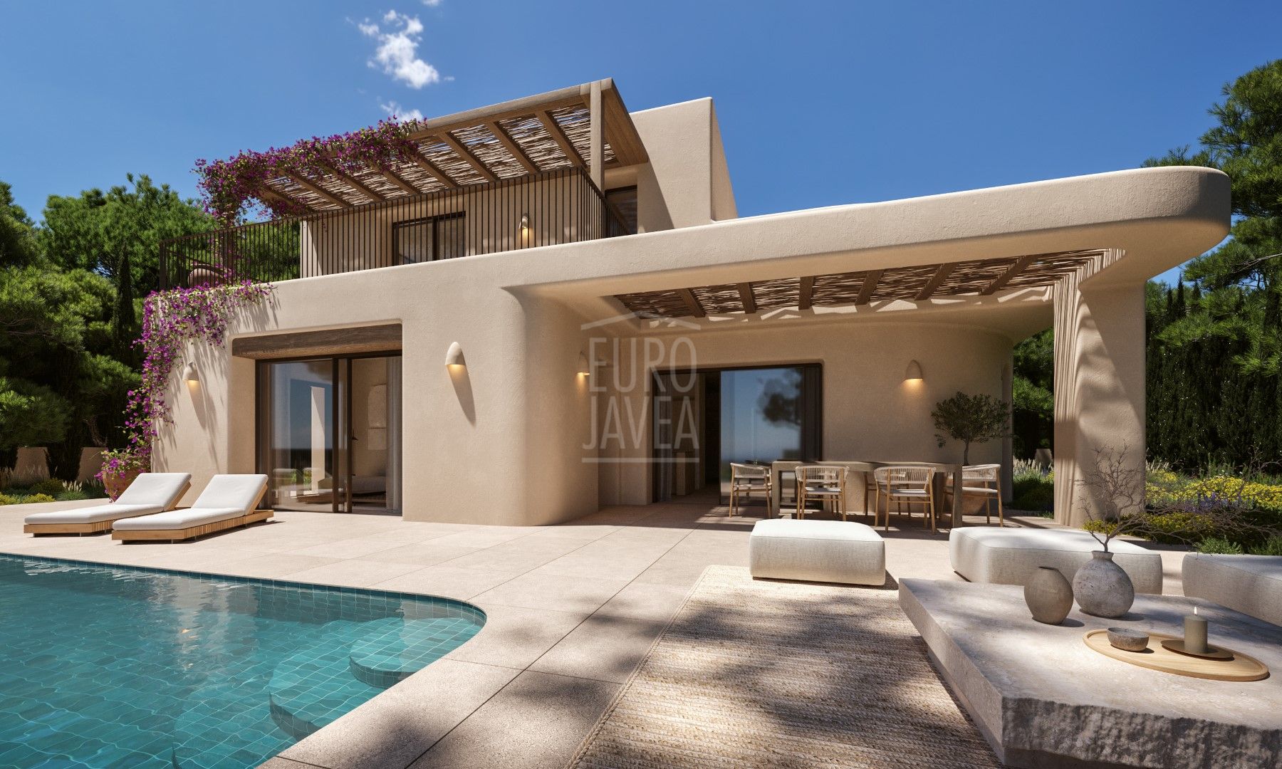 Elegant Mediterranean villa with sea views in Balcon al Mar, Jávea
