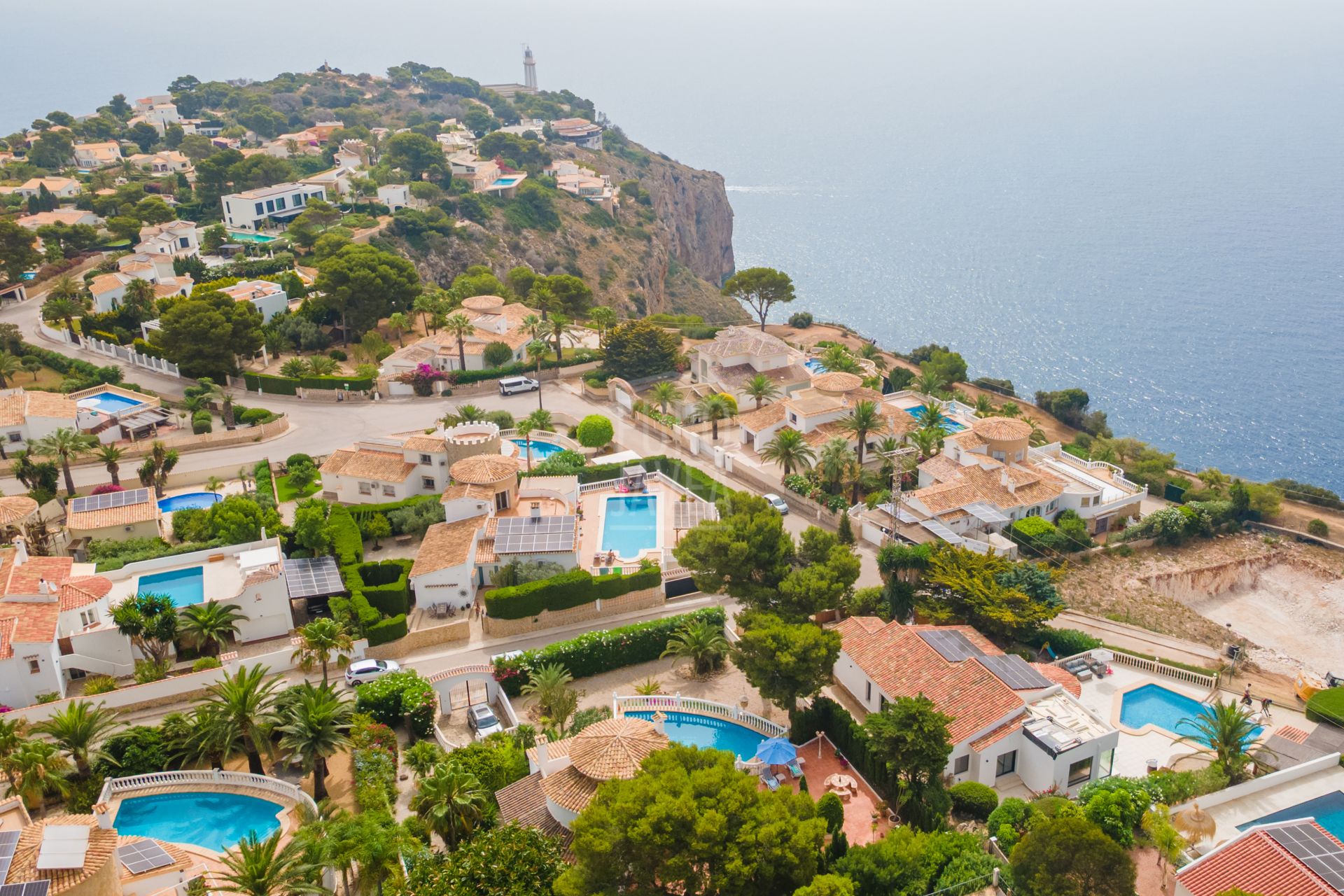 Villa méditerranéenne El Faro avec vue sur la mer dans le quartier exclusif de La Siesta, Jávea
