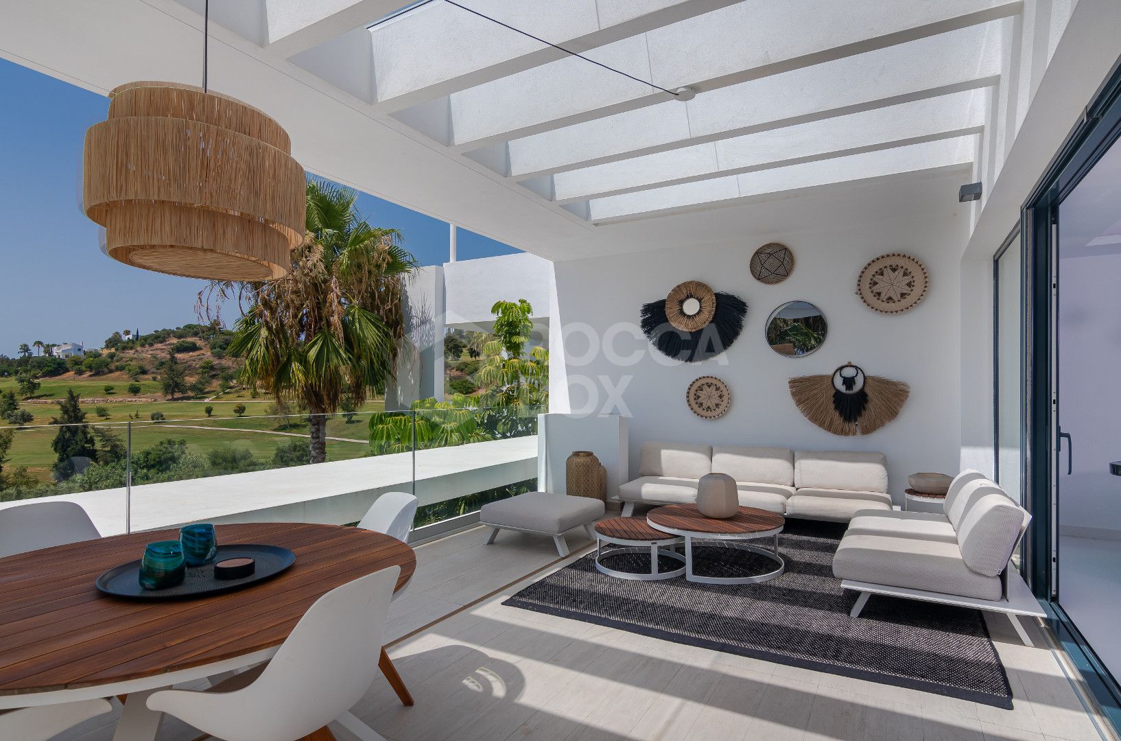 View of Ground-Floor Living with Golf & Pool Views in Cap Cana