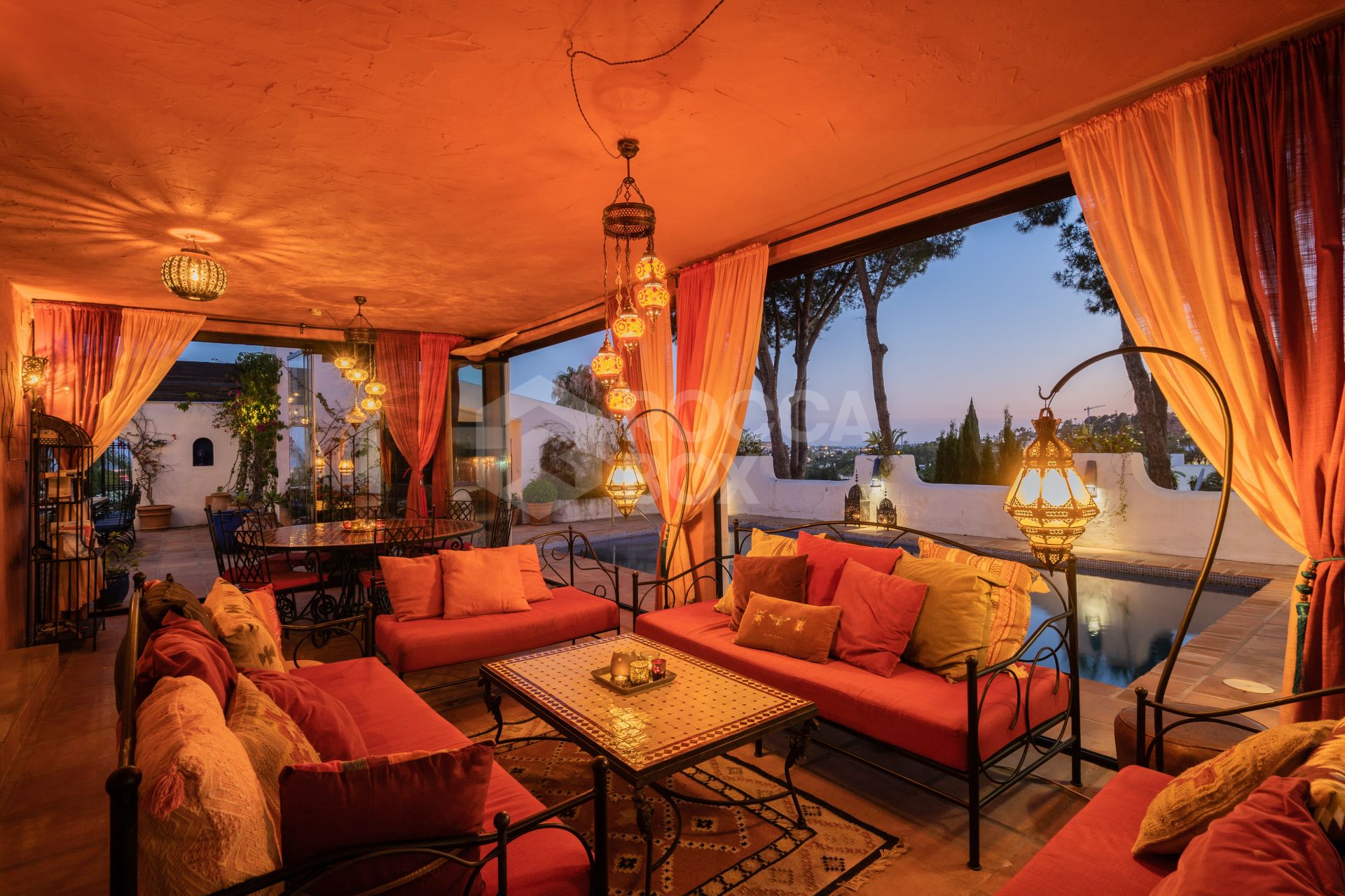 Moroccan style villa with panoramic views!