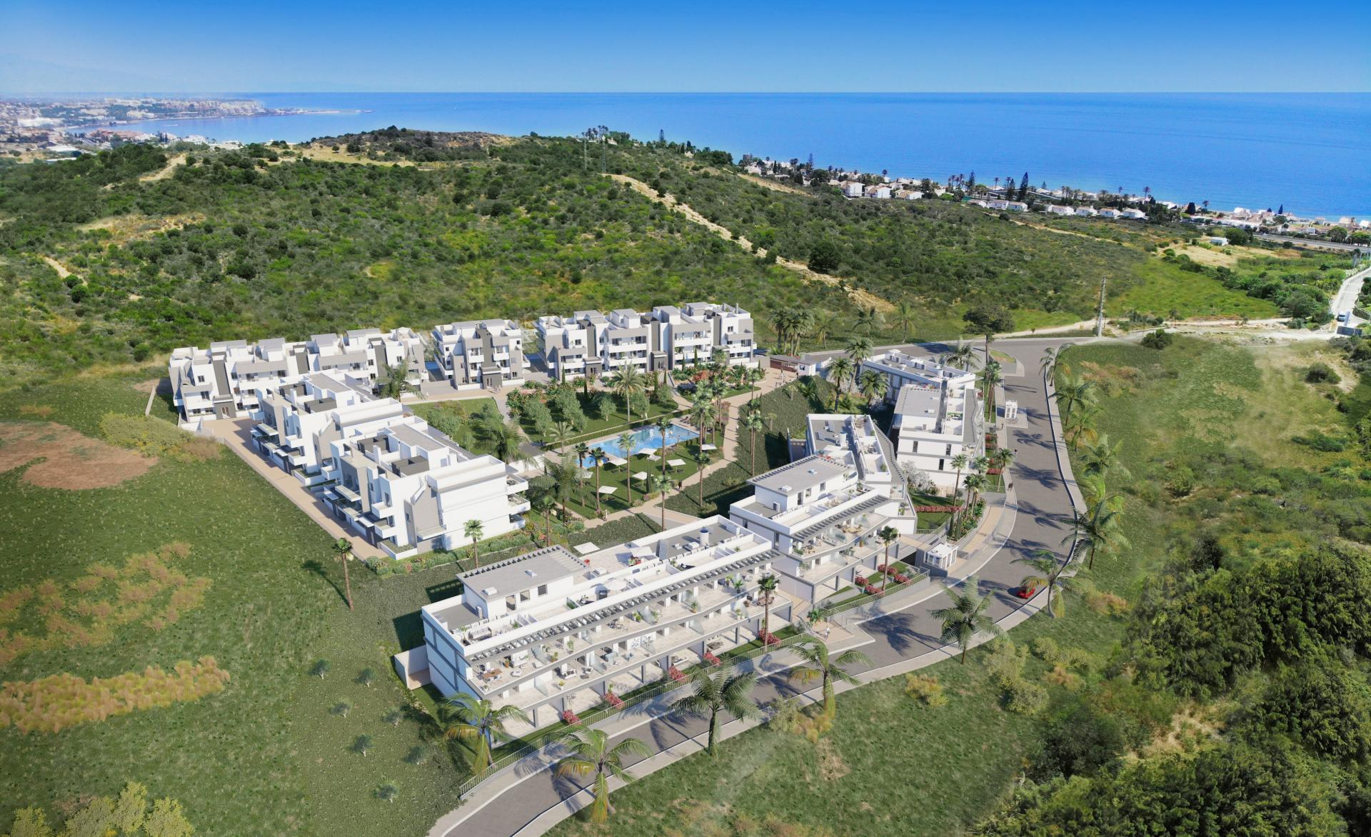 Un nuevo complejo de 66 apartamentos, a menos de 1 kilometro de la playa. Excelente relación calidad-precio.